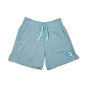 Nike Shorts Blue French Terry Sun Club Drawstring Youth Girl's Large (14/16)
